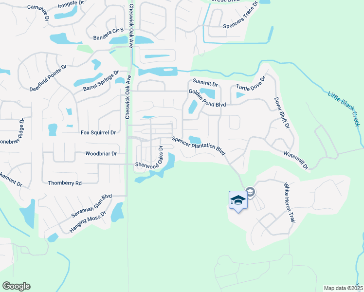 map of restaurants, bars, coffee shops, grocery stores, and more near 3010 Brittany Bluff Drive in Orange Park