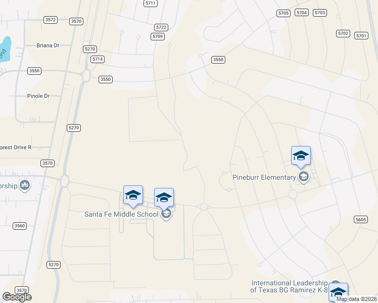 map of restaurants, bars, coffee shops, grocery stores, and more near 864 County Road 3570 in Cleveland