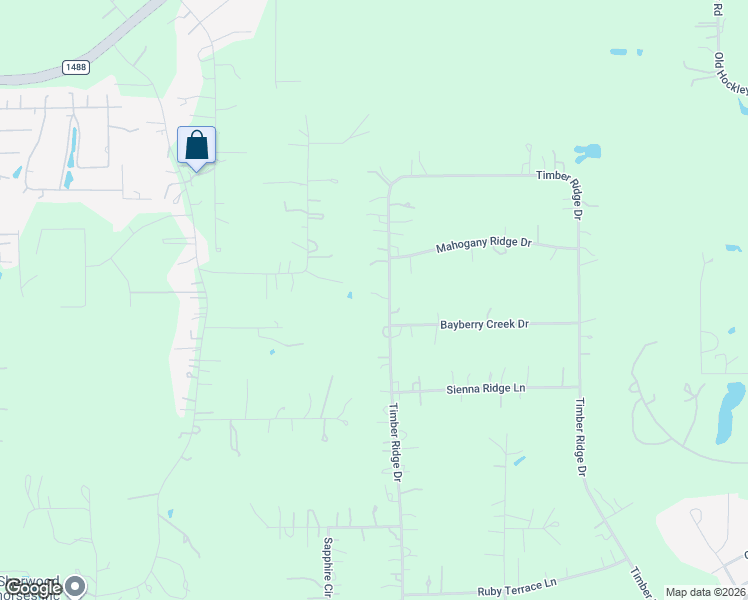map of restaurants, bars, coffee shops, grocery stores, and more near 21510 Timber Ridge Drive in Magnolia