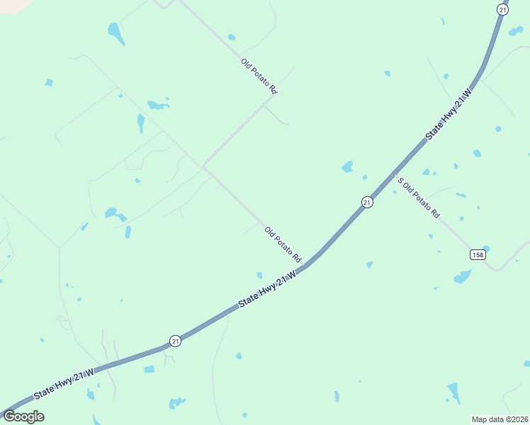 map of restaurants, bars, coffee shops, grocery stores, and more near 130 Old Potato Road in Paige