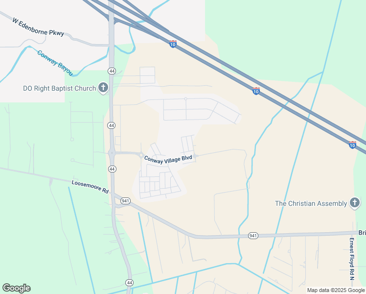 map of restaurants, bars, coffee shops, grocery stores, and more near Claremont Avenue in Gonzales