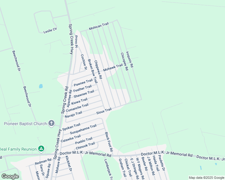 map of restaurants, bars, coffee shops, grocery stores, and more near 47 Choctaw Road in Crawfordville