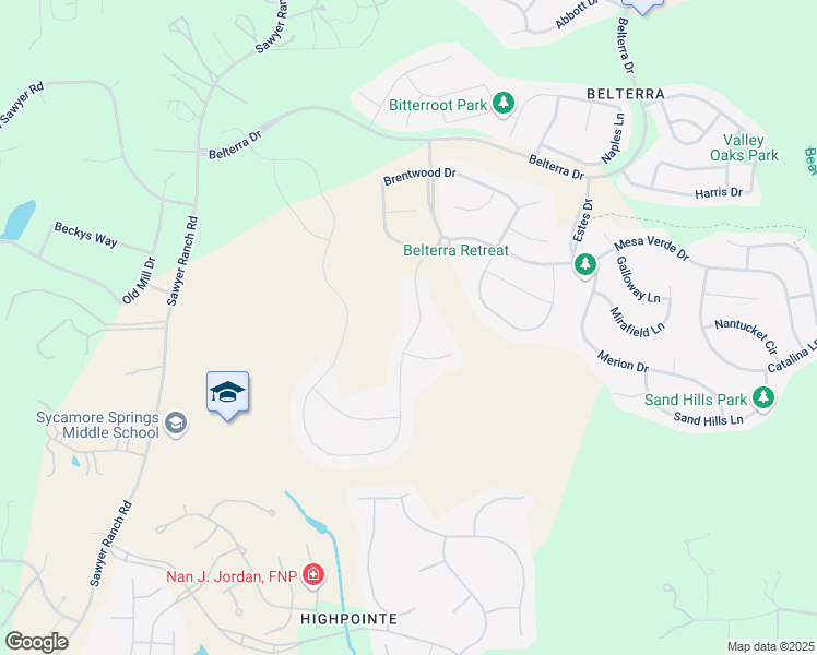 map of restaurants, bars, coffee shops, grocery stores, and more near 12483 Mesa Verde Drive in Austin