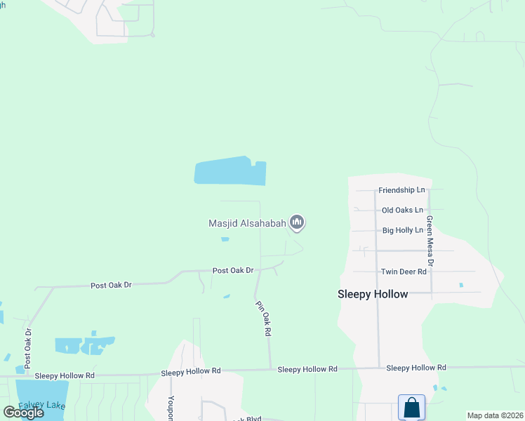 map of restaurants, bars, coffee shops, grocery stores, and more near 18765 Pin Oak Road in Conroe