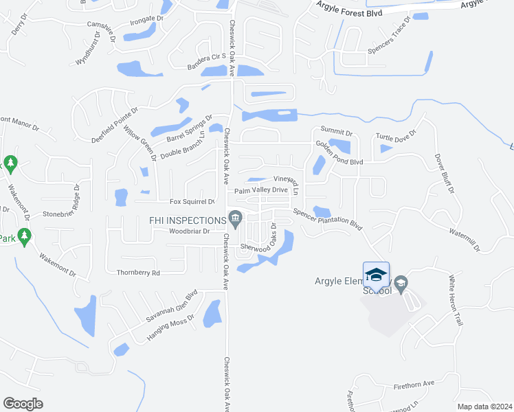 map of restaurants, bars, coffee shops, grocery stores, and more near 3051 Holly Grove Lane in Orange Park