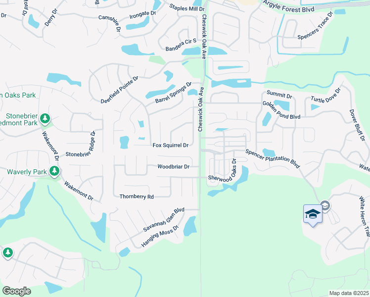map of restaurants, bars, coffee shops, grocery stores, and more near 3183 Fox Squirrel Drive in Orange Park