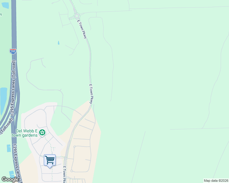 map of restaurants, bars, coffee shops, grocery stores, and more near 10547 Silverbrook Trail in Jacksonville