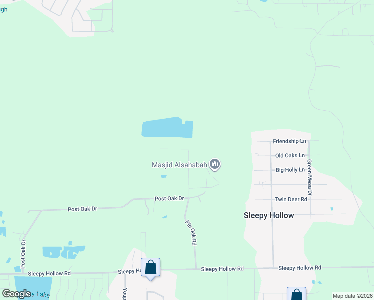 map of restaurants, bars, coffee shops, grocery stores, and more near 18765 Pin Oak Road in Conroe