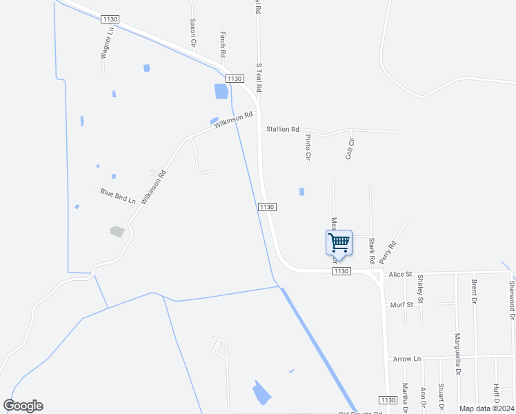 map of restaurants, bars, coffee shops, grocery stores, and more near 11506 Farm to Market Road 1130 in Orange