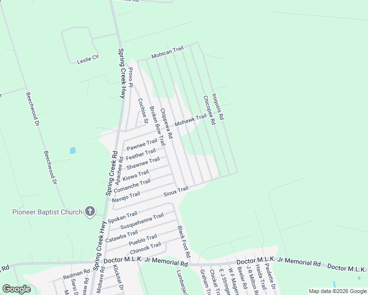 map of restaurants, bars, coffee shops, grocery stores, and more near 88 Renegade Road in Crawfordville