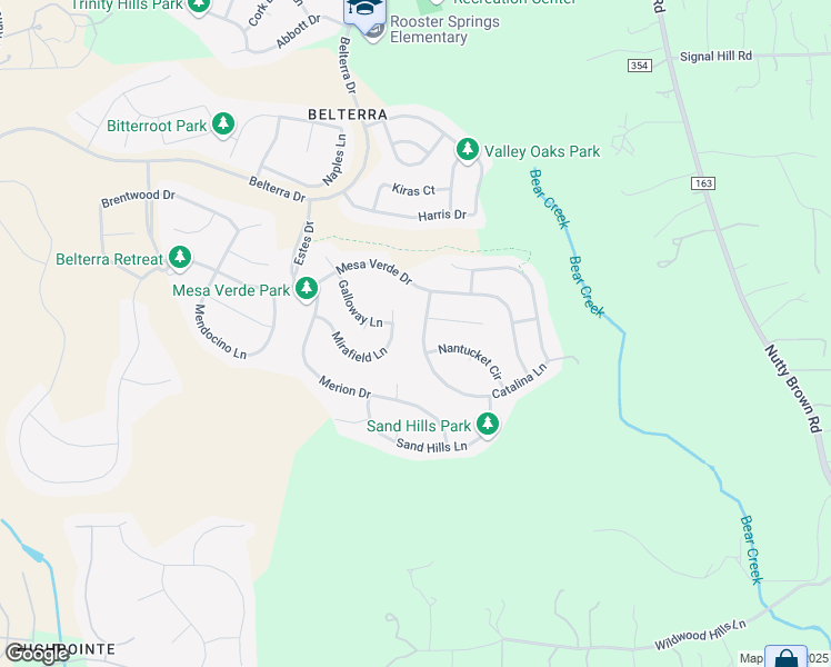 map of restaurants, bars, coffee shops, grocery stores, and more near 404 Mirafield Lane in Austin