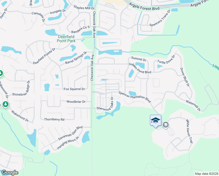 map of restaurants, bars, coffee shops, grocery stores, and more near 2950 Palm Valley Drive in Orange Park