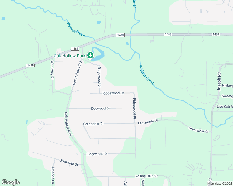 map of restaurants, bars, coffee shops, grocery stores, and more near Ridgewood Drive in Magnolia
