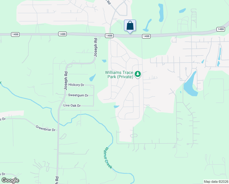 map of restaurants, bars, coffee shops, grocery stores, and more near Richter Drive in Montgomery County