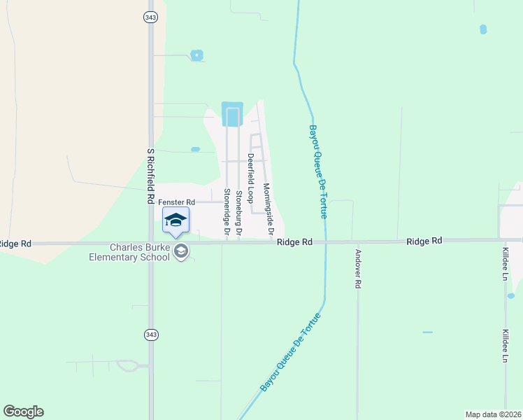 map of restaurants, bars, coffee shops, grocery stores, and more near 203 Morningside Drive in Duson