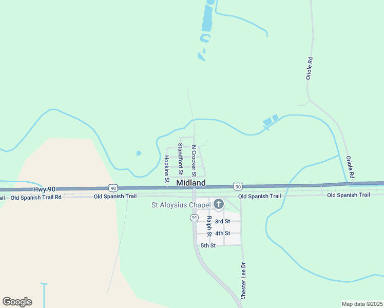 map of restaurants, bars, coffee shops, grocery stores, and more near 119 West Vermilion Avenue in Midland