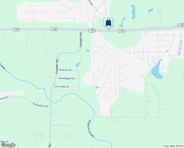 map of restaurants, bars, coffee shops, grocery stores, and more near 27084 Leonardo Drive in Magnolia
