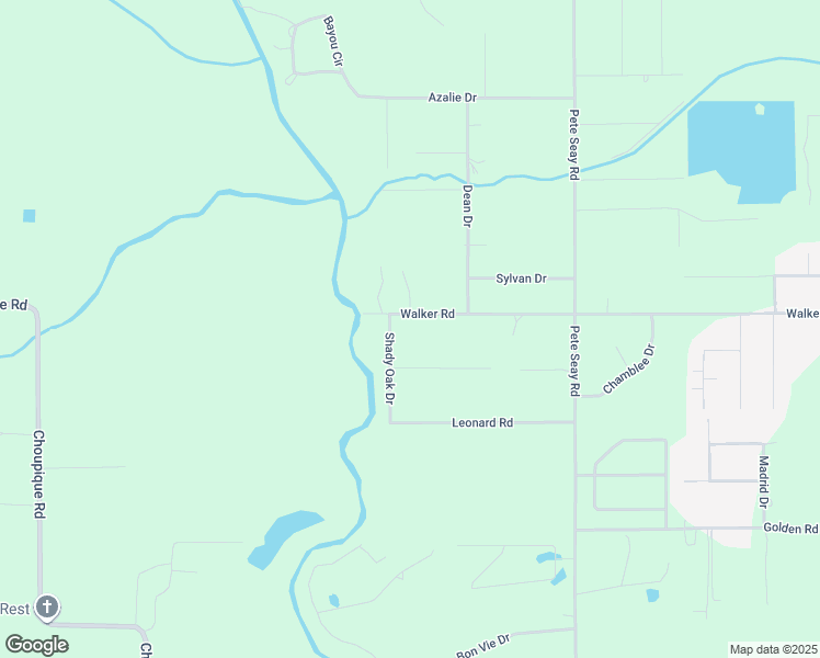 map of restaurants, bars, coffee shops, grocery stores, and more near 2448 Walker Road in Sulphur