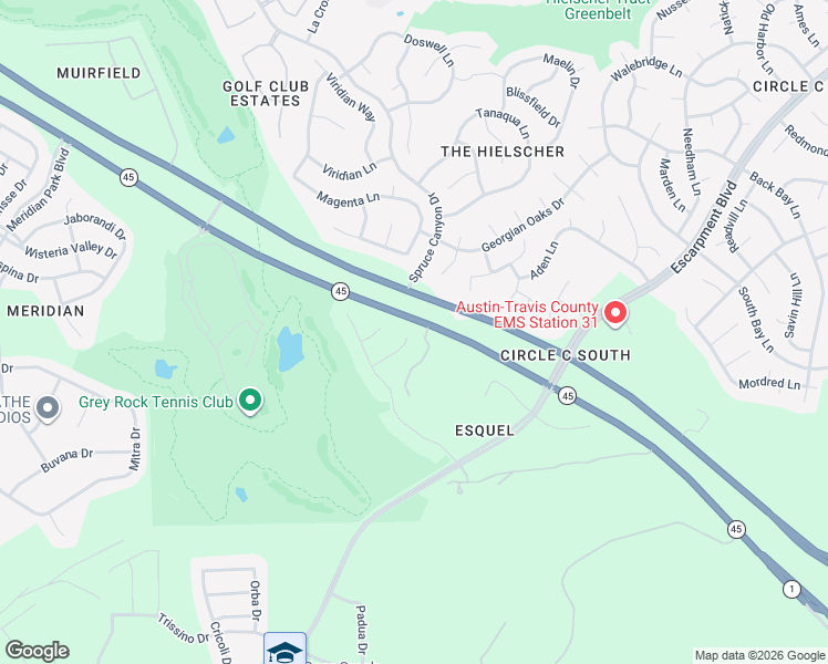 map of restaurants, bars, coffee shops, grocery stores, and more near 11701 Quintana Cove in Austin