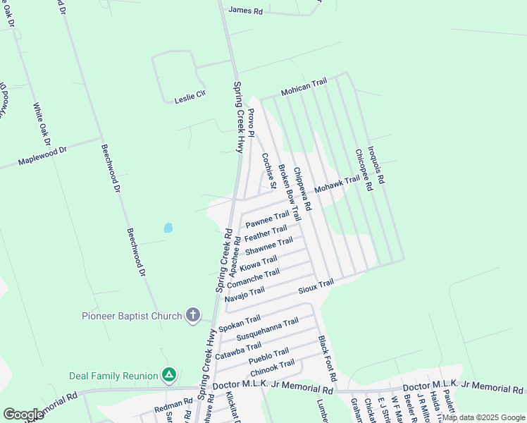 map of restaurants, bars, coffee shops, grocery stores, and more near 23 Mohawk Trail in Crawfordville