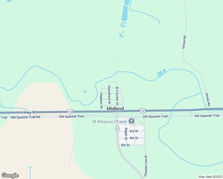 map of restaurants, bars, coffee shops, grocery stores, and more near 119 West Vermilion Avenue in Midland
