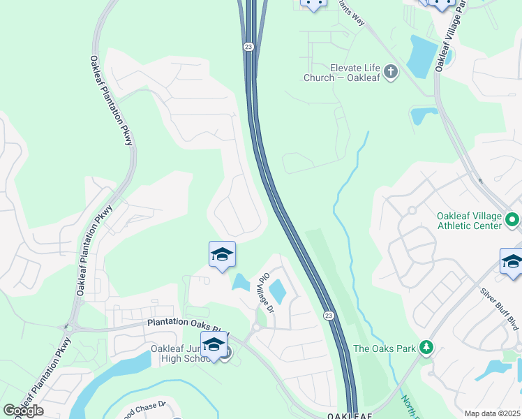 map of restaurants, bars, coffee shops, grocery stores, and more near 4055 Arbor Mill Circle in Orange Park