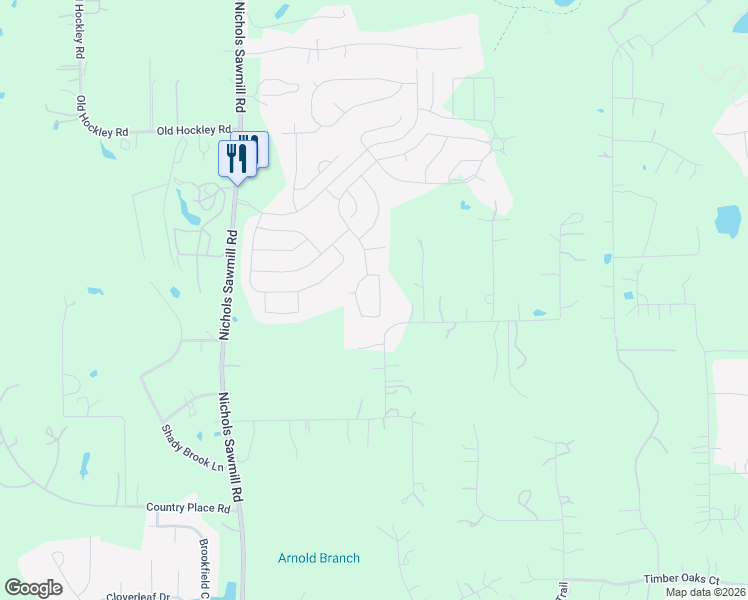 map of restaurants, bars, coffee shops, grocery stores, and more near 18879 Cedar Birch Lane in Magnolia