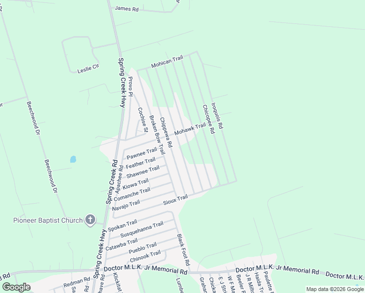 map of restaurants, bars, coffee shops, grocery stores, and more near 88 Renegade Road in Crawfordville