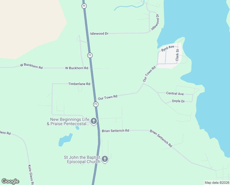 map of restaurants, bars, coffee shops, grocery stores, and more near 279-285 Ourtown Road in Wewahitchka