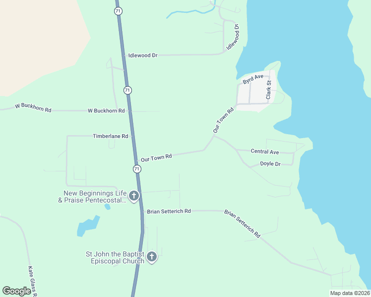 map of restaurants, bars, coffee shops, grocery stores, and more near 279 Our Town Road in Wewahitchka