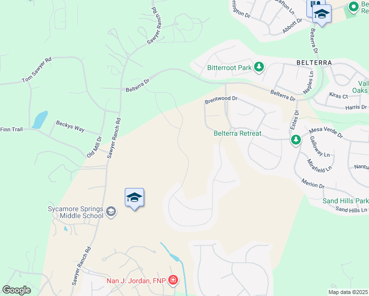 map of restaurants, bars, coffee shops, grocery stores, and more near 11621 Mesa Verde Drive in Austin