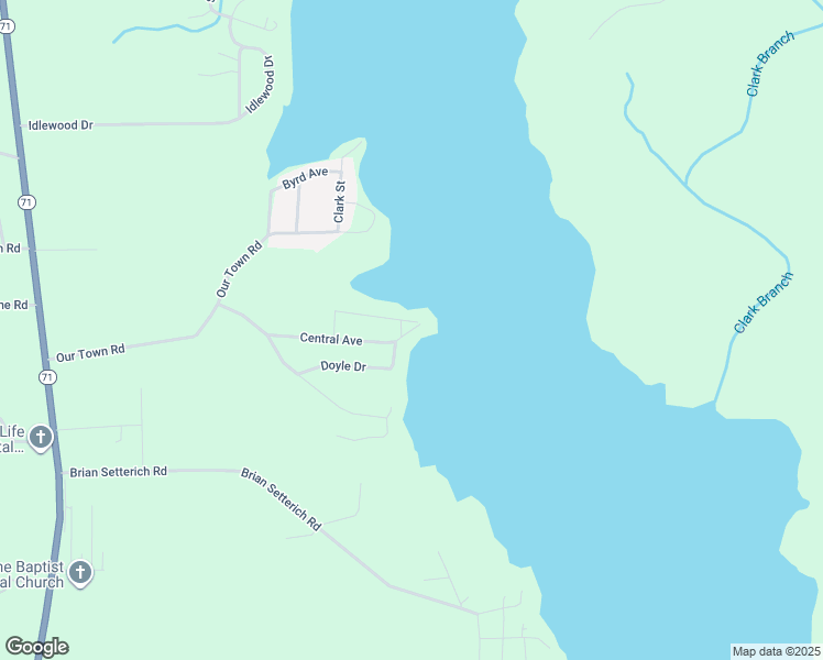 map of restaurants, bars, coffee shops, grocery stores, and more near 442 Central Avenue in Wewahitchka