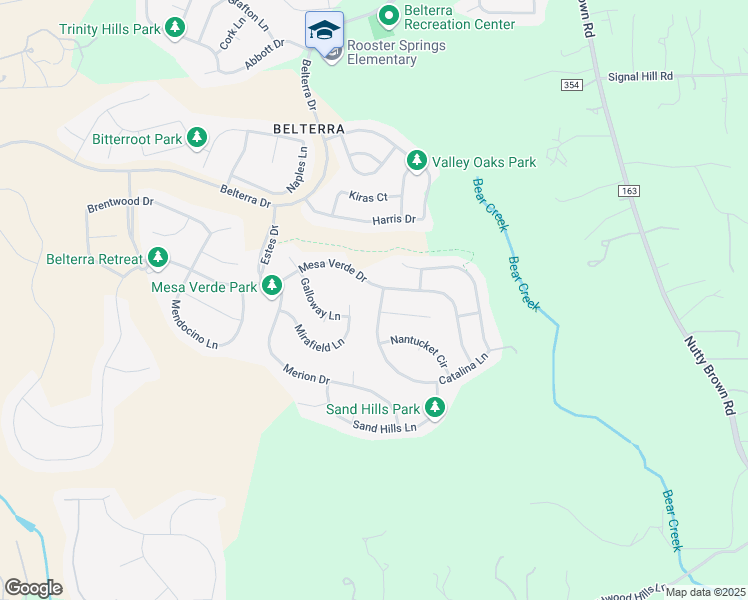 map of restaurants, bars, coffee shops, grocery stores, and more near 404 Mirafield Lane in Austin