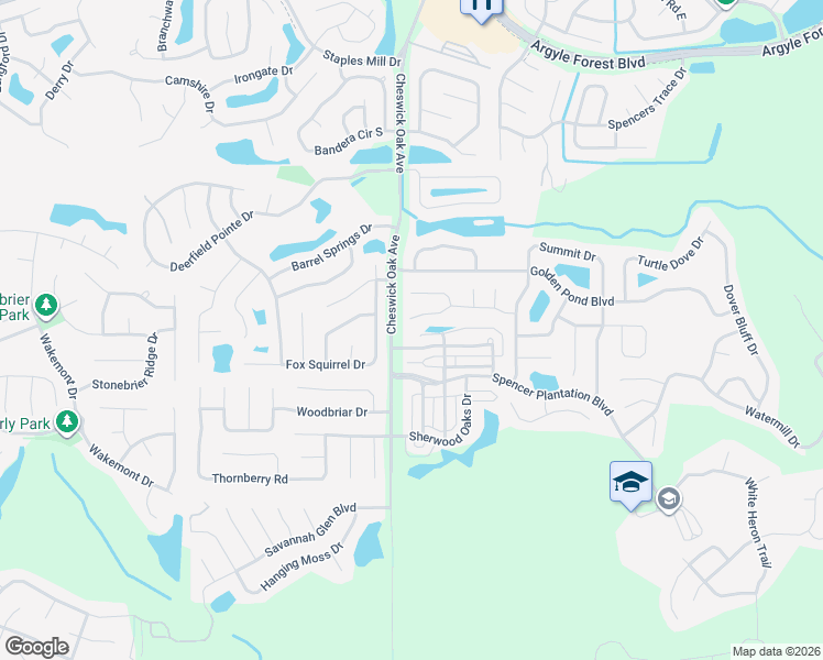 map of restaurants, bars, coffee shops, grocery stores, and more near 3183 Olde Sutton Parke Drive in Orange Park
