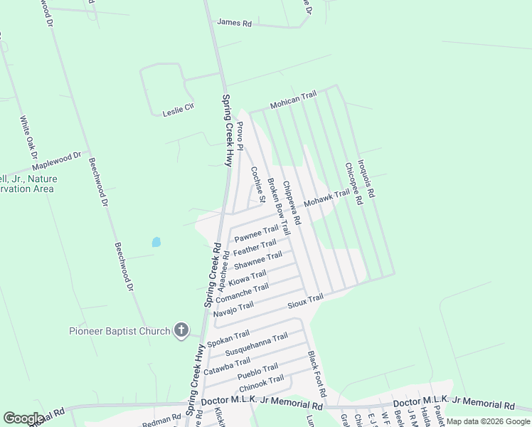 map of restaurants, bars, coffee shops, grocery stores, and more near 44 Mohawk Trail in Crawfordville