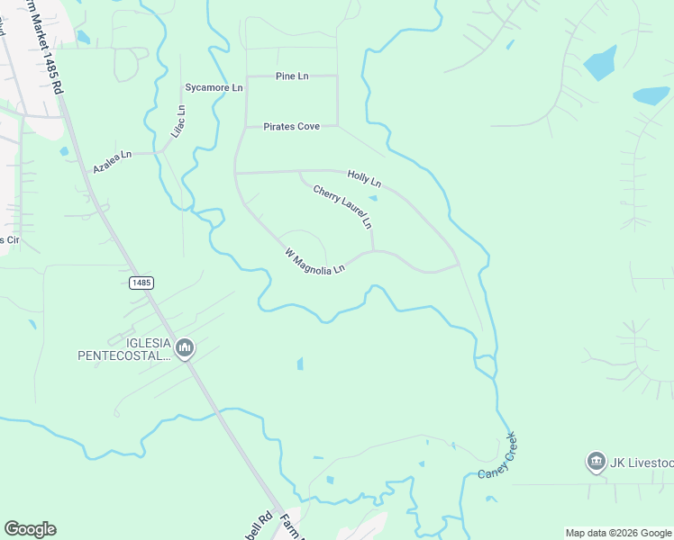 map of restaurants, bars, coffee shops, grocery stores, and more near 18273 West Magnolia Lane in New Caney