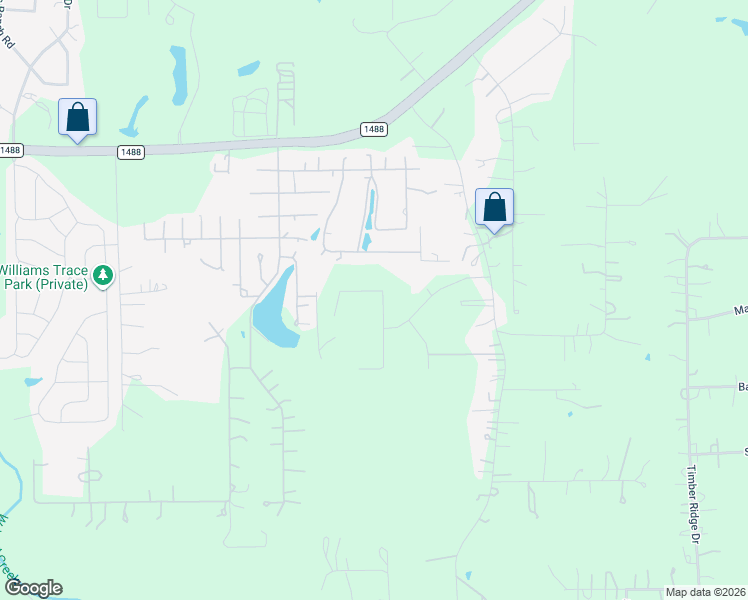 map of restaurants, bars, coffee shops, grocery stores, and more near 26263 Whispering Pines Street in Magnolia