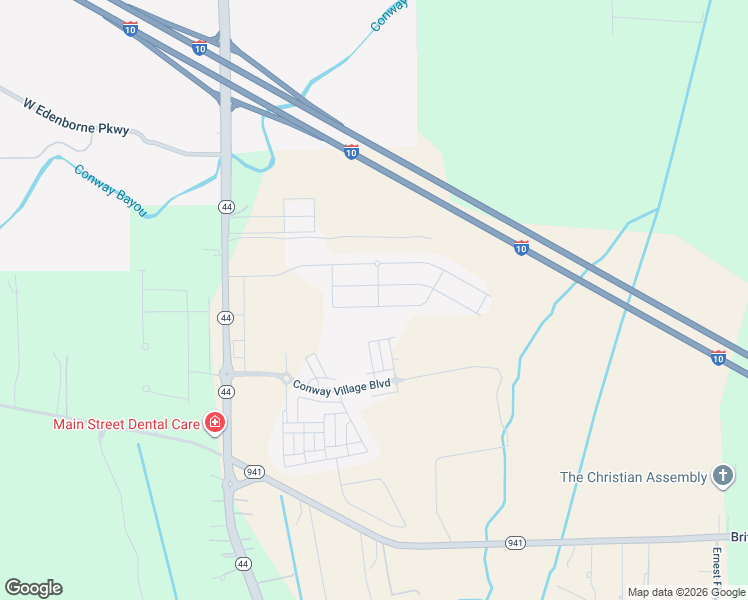 map of restaurants, bars, coffee shops, grocery stores, and more near 657 eaumont Drive in Gonzales