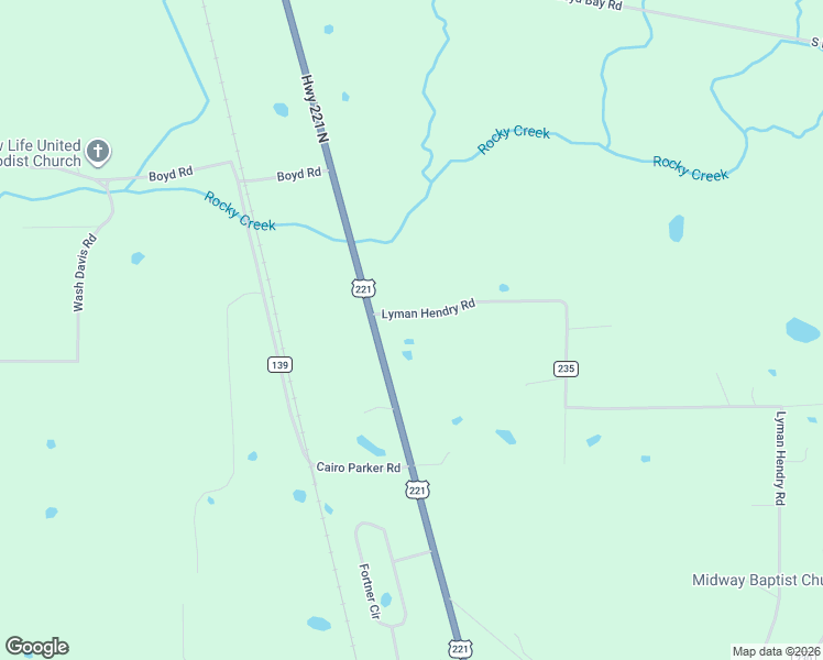 map of restaurants, bars, coffee shops, grocery stores, and more near 1739 Lyman Hendry Road in Perry
