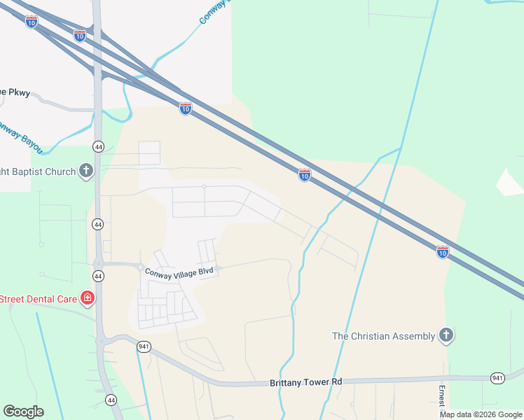 map of restaurants, bars, coffee shops, grocery stores, and more near 531 Lakehaven Court in Gonzales