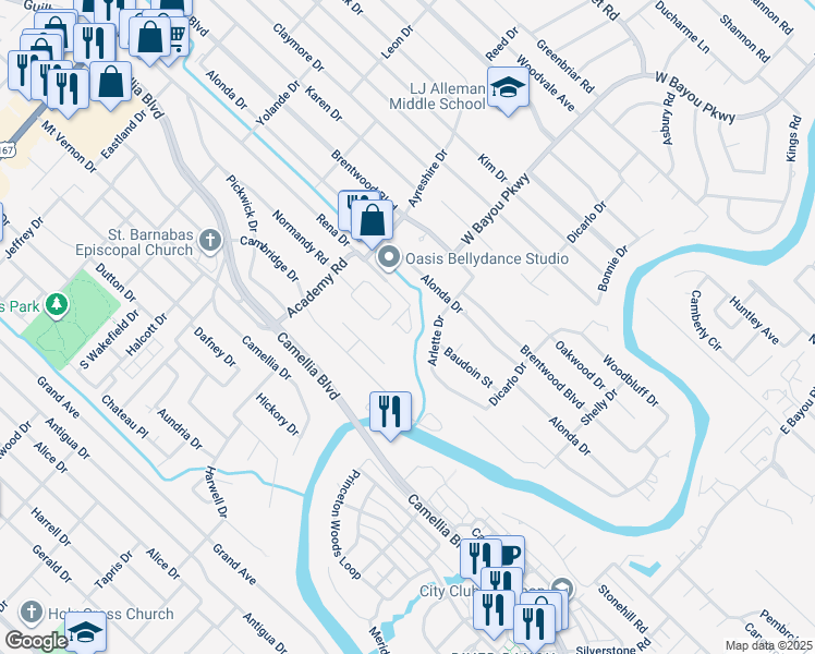 map of restaurants, bars, coffee shops, grocery stores, and more near 514 Tracy Circle in Lafayette