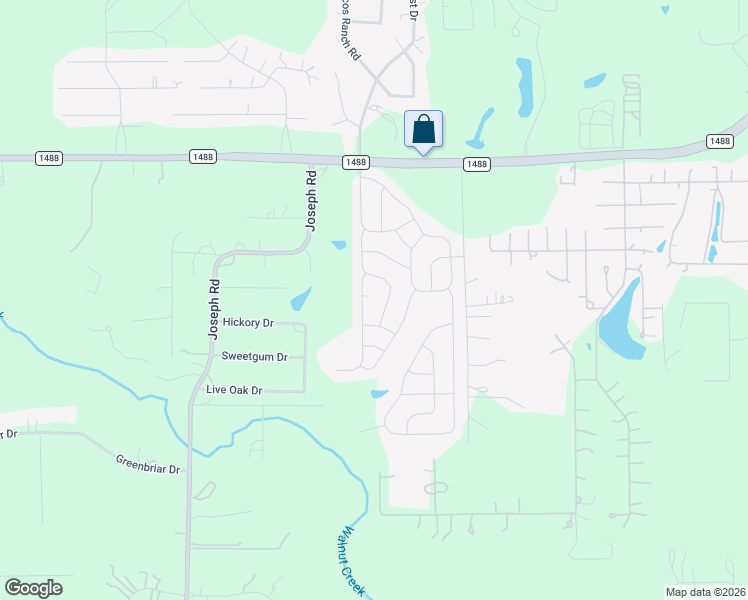 map of restaurants, bars, coffee shops, grocery stores, and more near 26255 Bosch Drive in Magnolia