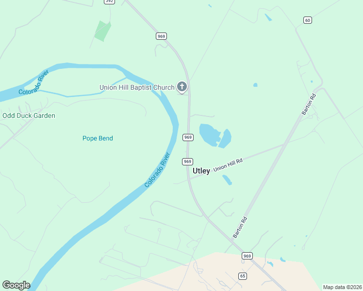 map of restaurants, bars, coffee shops, grocery stores, and more near 1390 Farm to Market 969 in Bastrop