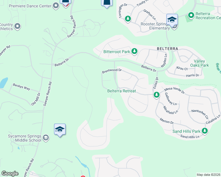 map of restaurants, bars, coffee shops, grocery stores, and more near 659 Brentwood Drive in Austin