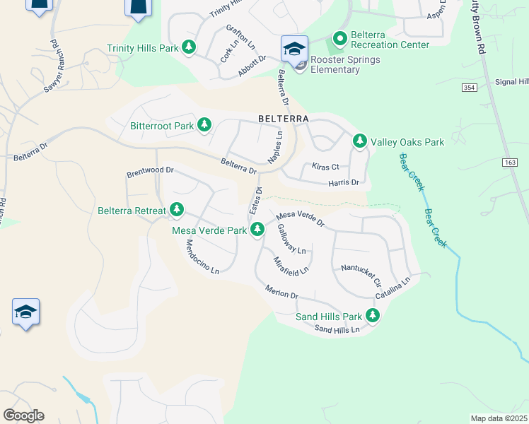 map of restaurants, bars, coffee shops, grocery stores, and more near 110 Galloway Lane in Austin