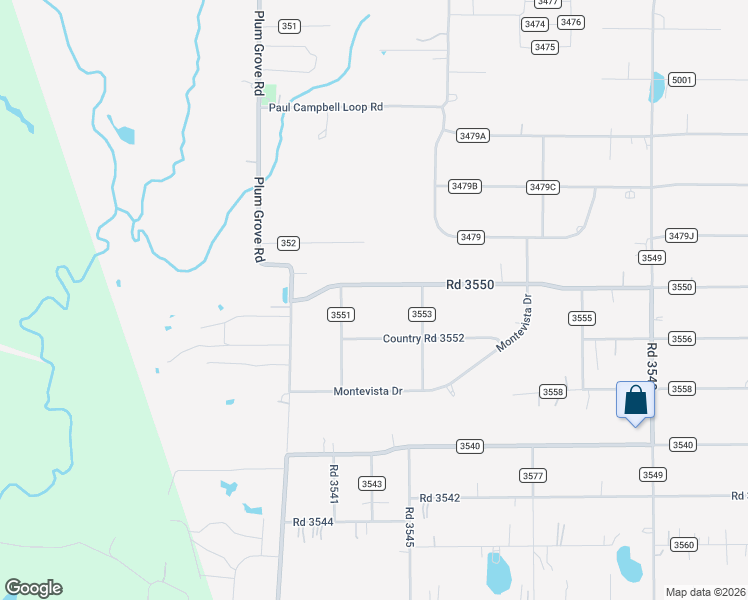 map of restaurants, bars, coffee shops, grocery stores, and more near 204 Road 3550 in Cleveland