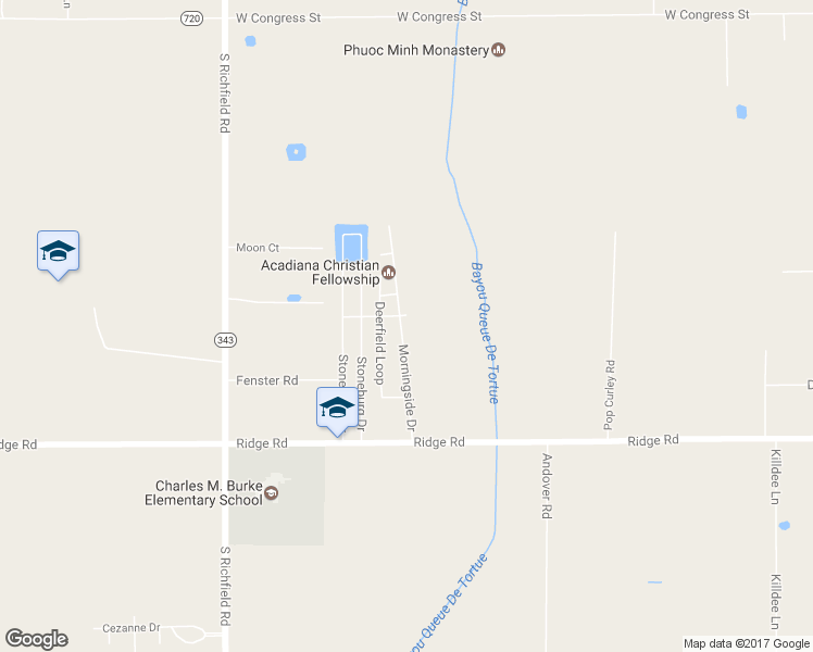 map of restaurants, bars, coffee shops, grocery stores, and more near 224 Morningside Drive in Duson