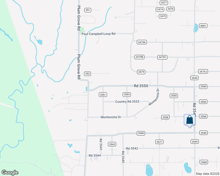 map of restaurants, bars, coffee shops, grocery stores, and more near 204 Road 3550 in Cleveland