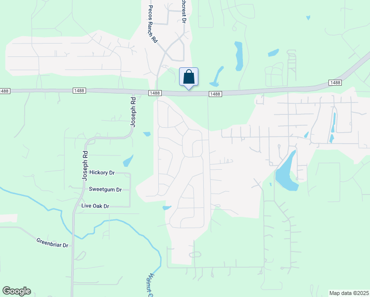 map of restaurants, bars, coffee shops, grocery stores, and more near 28053 Irving Drive in Magnolia