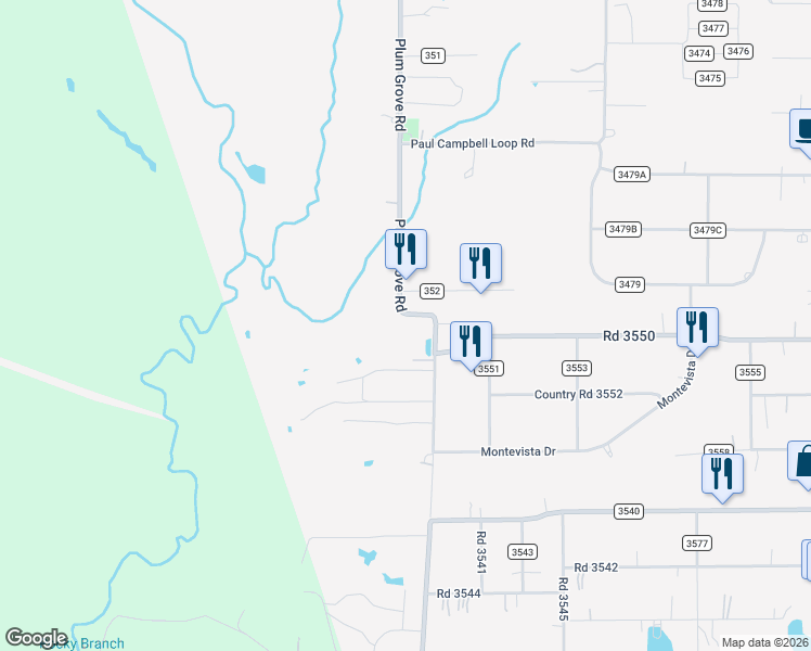 map of restaurants, bars, coffee shops, grocery stores, and more near 9950 Farm to Market 1010 in Cleveland